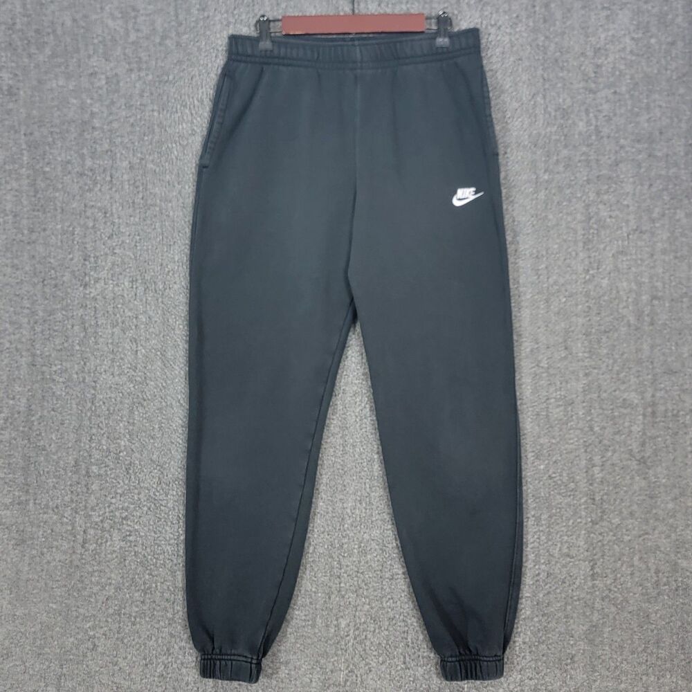 Nike Sportswear Club Fleece Joggers Sweatpants Mens Large Black BV2737-010